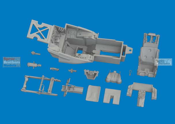 EDU6481166 1:48 Eduard Brassin PRINT - F-35C Lightning II Cockpit Set (TAM kit)