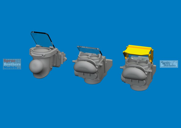 EDU672447 1:72 Eduard Brassin P-51D Mustang Gun Sights (ARM kit)