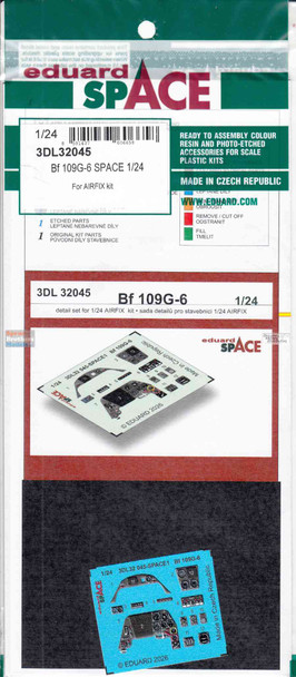 EDU3DL32045 1:24 Eduard SPACE - Bf109G-6 (AFX kit)