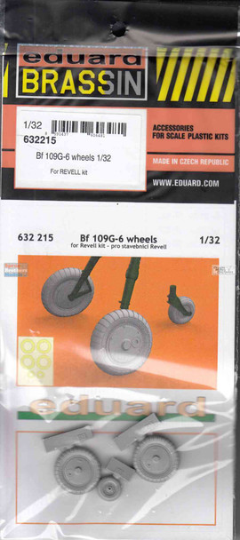 EDU632215 1:32 Eduard Brassin Bf109G-6 Wheels (REV kit)