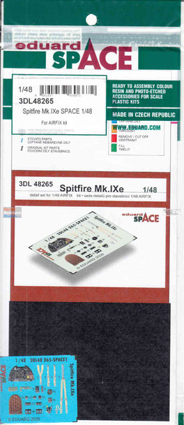 EDU3DL48265 1:48 Eduard SPACE - Spitfire Mk.IXe (AFX kit)