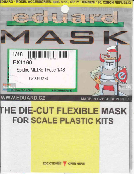 EDUEX1160 1:48 Eduard Mask - Spitfire Mk.IXe TFACE (AFX kit)