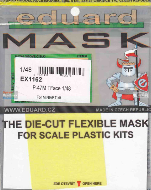 EDUEX1162 1:48 Eduard Mask - P-47M Thunderbolt TFACE (MIA kit)
