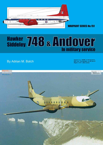 WPT151 Warpaint Books - Hawker Siddeley 748 & Andover in Military Service