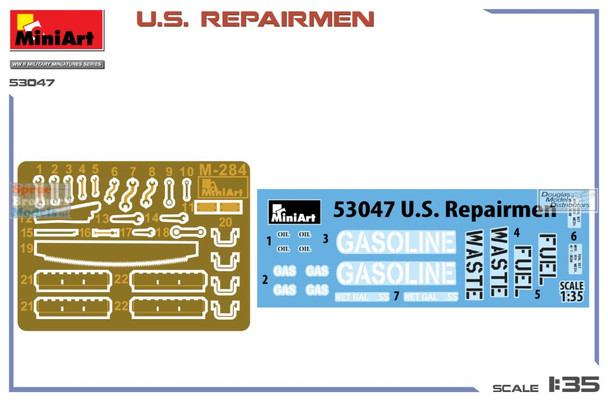MIA53047 1:35 MiniArt US Repairmen Figure Set