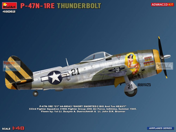 MIA48062 1:48 Miniart P-47N-1RE Thunderbolt [Advanced Kit]