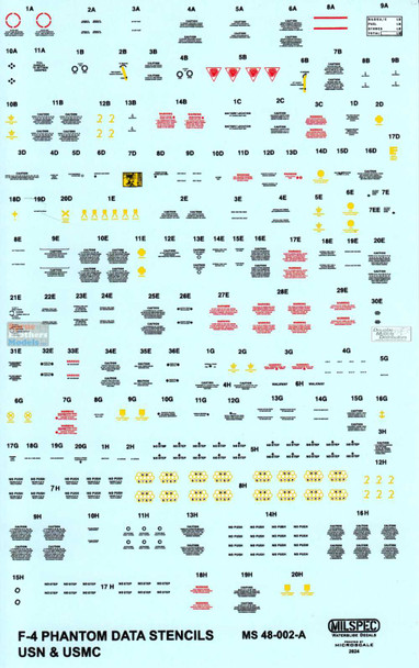 CAMMS48023 1:48 MilSpec Decals - F-4N Phantom II VF-151 Vigilantes USS Midway 1976