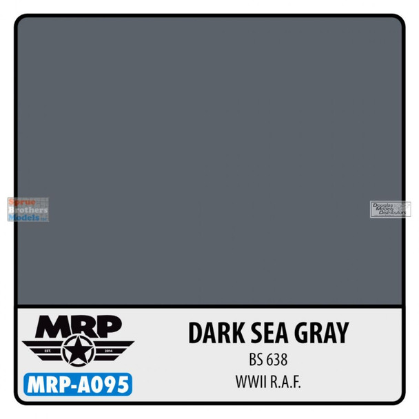 MRPA095A MRP Aqua Paint Line - WWll RAF - Dark Sea Grey (BS 638) 20 ml