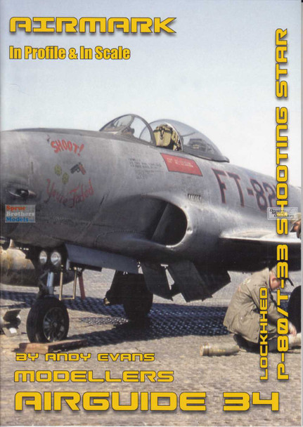 PSPPS034 Phoenix Scale Publications Profile & Scale #34:Lockheed P-80/T-33 Shooting Star
