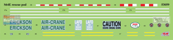 ICM53059 1:35 ICM S-64E Skycrane with Universal Pod