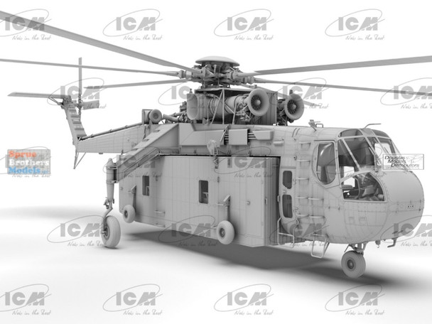 ICM53059 1:35 ICM S-64E Skycrane with Universal Pod