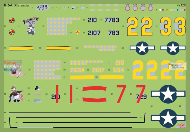 ICM48328 1:48 ICM B-26C-45 Marauder