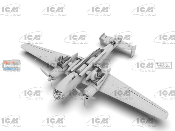 ICM48275 1:48 ICM Dornier Do217K-2 with Gliding Bombs Fritz-X