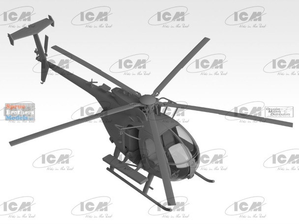 ICM48369 1:48 ICM MH-6J Little Bird US Special Forces Helicopter