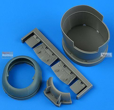 QBT49193 1:48 Quickboost F6F-5 Hellcat Cowling with Opened Cooling Flaps (HAS kit)