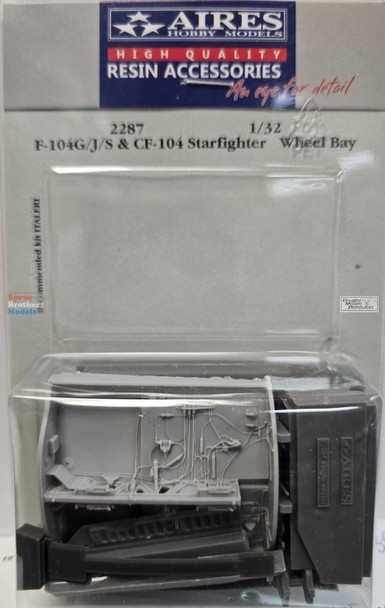ARS2287 1:32 Aires F-104G F-104J F-104S CF-14 Starfighter Wheel Bay Set (ITA kit)