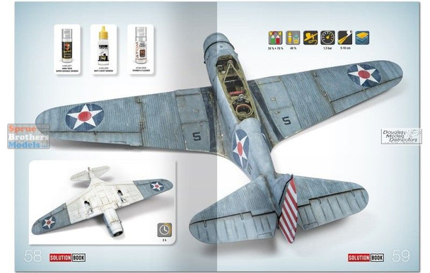 AMM6534 AMMO by Mig Solution Book - How To Paint Early WW2 US Navy Aircraft