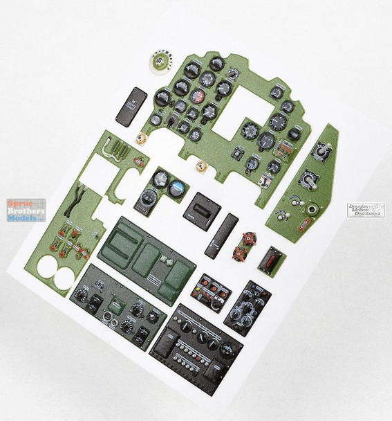 RFSQS32146 1:32 Red Fox Studio Instrument Panels - J2M6 Raiden Type 31 (HAS kit)
