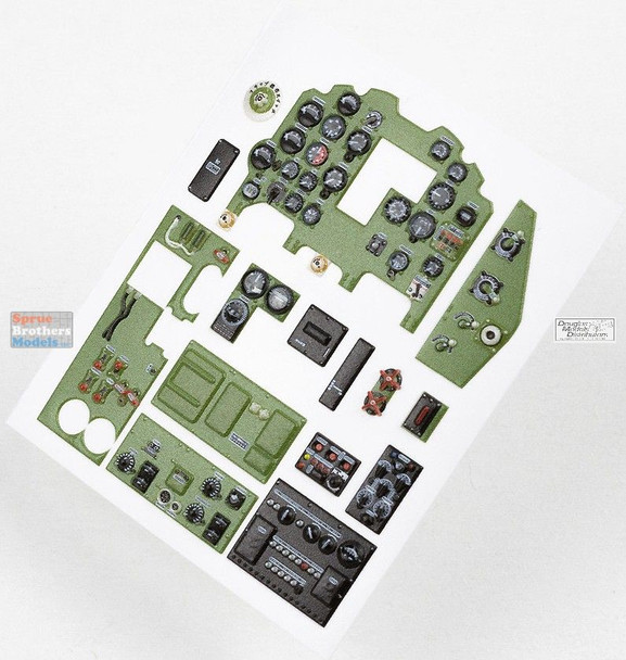 RFSQS32150 1:32 Red Fox Studio Instrument Panels - J2M5 Raiden Type 33 (HAS kit)