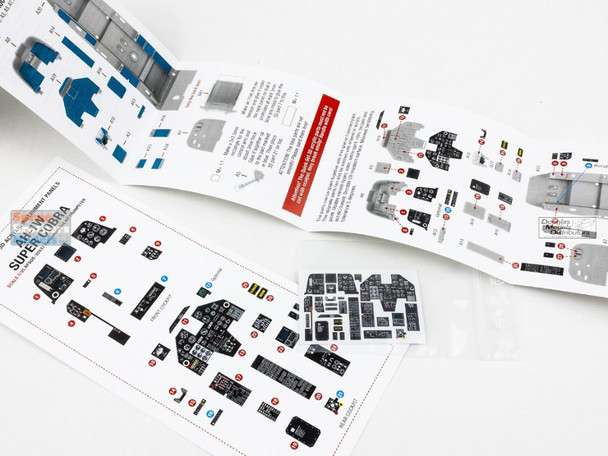 RFSQS35031 1:35 Red Fox Studio Instrument Panels - AH-1W Whiskey Cobra (TRP kit)