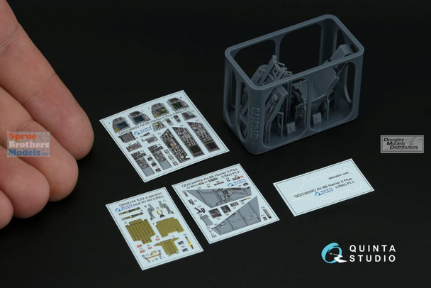 QTSQD48662R 1:48 Quinta Studio 3D Decal - AV-8B Harrier II Plus + Resin (UMA kit)