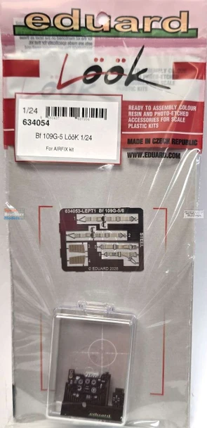 EDU634054 1:24 Eduard Look - Bf109G-5 Detail Set (AFX kit)