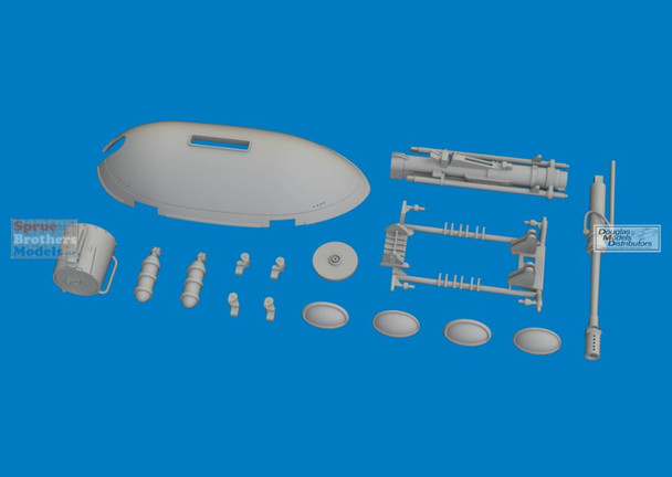 EDU6481158 1:48 Eduard Brassin - Hs129B MK 101 Gun Pod (TAK kit)
