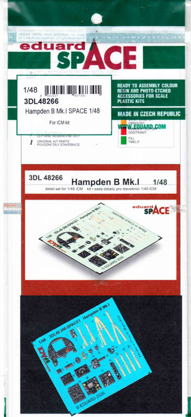 EDU3DL48266 1:48 Eduard SPACE - Hampden B Mk.I (ICM kit)