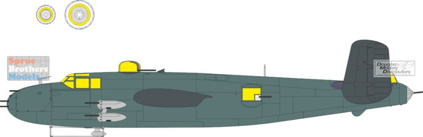 EDUEX1165 1:48 Eduard Mask - B-25J Mitchell Strafer TFACE (EDU kit)