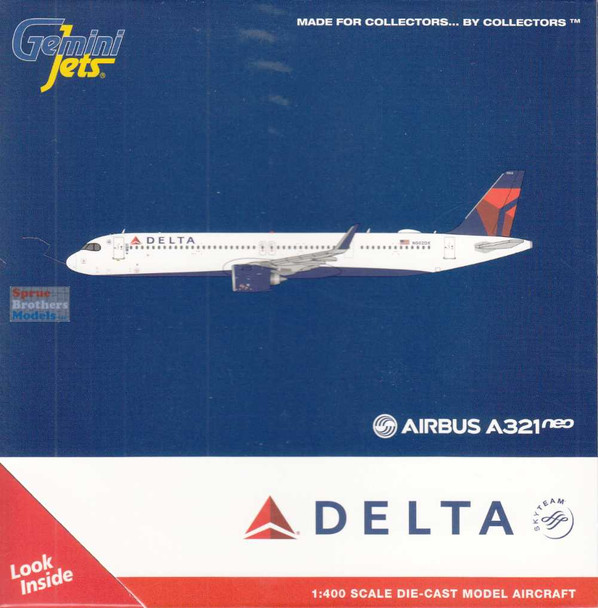 GEMGJ2294Delta 1:400 Gemini Jets Delta Airlines Airbus A321neo #N502DX (pre-painted/pre-built)