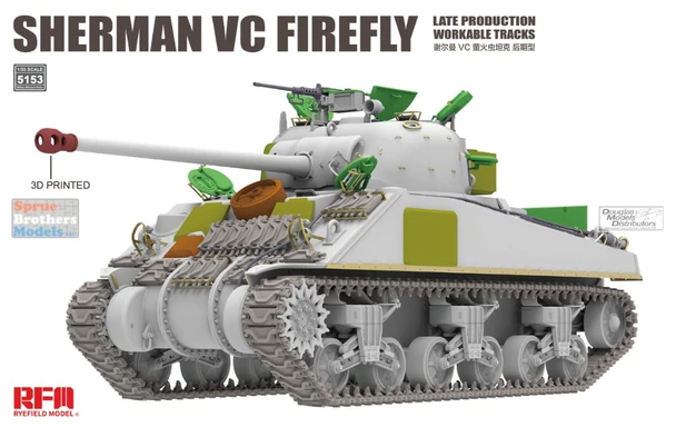 RFMRM5153 1:35 Rye Field Model Sherman Vc Firefly Late Production