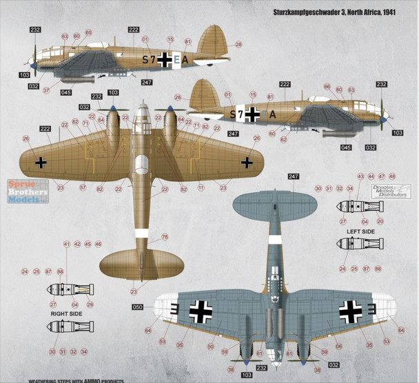 BDMBF018 1:35 Border Model Heinkel He111H-6 WW2 German Bomber