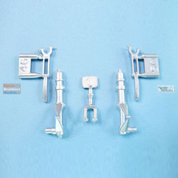 SAC48486 1:48 Scale Aircraft Conversions - Fairey Barracuda Landing Gear & Wing Fold Support (TRP kit)