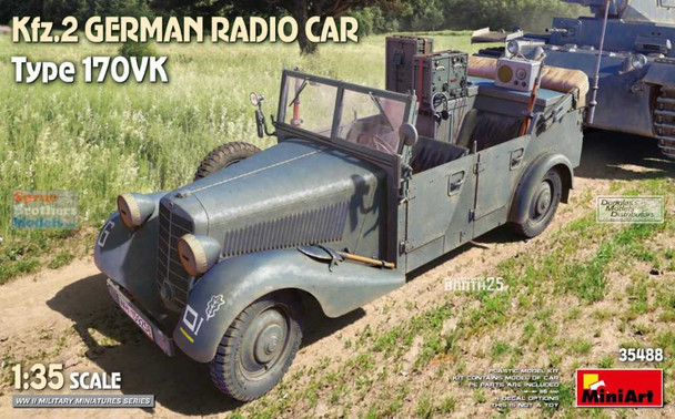 MIA35488 1:35 Miniart Kfz.2 German Radio Car Type 170VK
