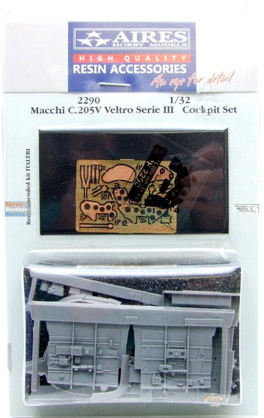 ARS2290 1:32 Aires MC.205V Veltro Serie.III Cockpit Set (ITA kit)