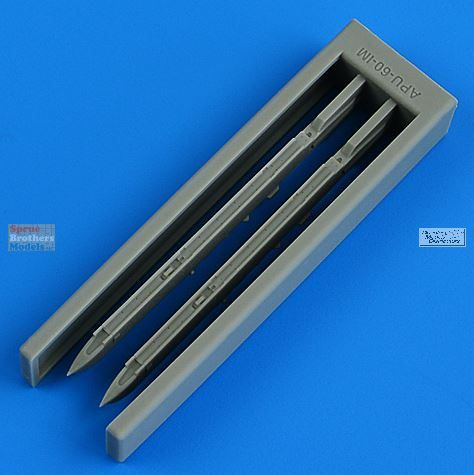 QBT49201 1:48 Quickboost Su-25 Frogfoot APU-60-IM Missile Adapters (ZVE kit)