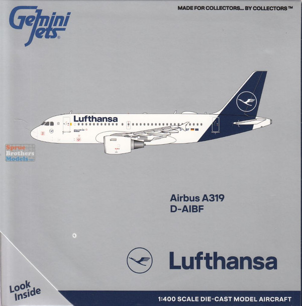 GEMGJ2022 1:400 Gemini Jets Lufthansa A319 #D-AIBF (pre-painted/pre-built)