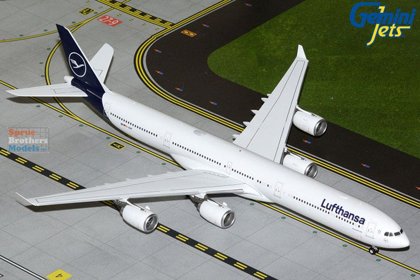 GEMG21499 1:200 Gemini Jets Lufthansa Airbus A340-600 Reg #D-AIHF (pre-painted/pre-built)