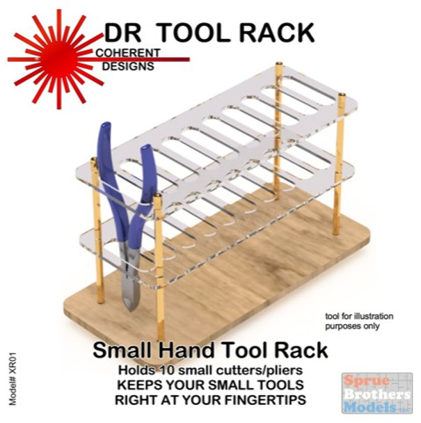 COHXR01 Coherent Designs Dr Tool Rack - Small Hand Tool Rack