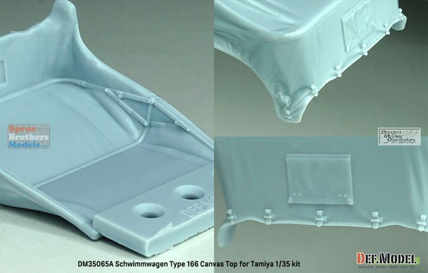 DEFDM35065A 1:35 DEF Model Schwimmwagen Type 166 Canvas Top (TAM kit)