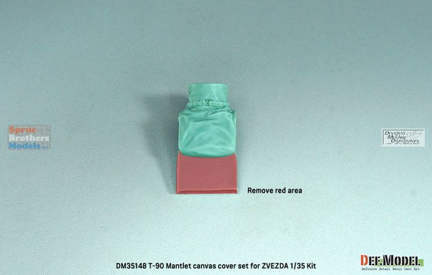DEFDM35148 1:35 DEF Model T-90 MBT Mantlet Canvas Cover (ZVE kit)