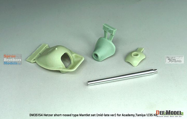 DEFDM35154 1:35 DEF Model Hetzer Short-nosed Type Mantlet Set (Mid-Late Version)
