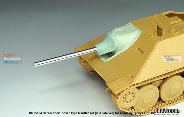 DEFDM35154 1:35 DEF Model Hetzer Short-nosed Type Mantlet Set (Mid-Late Version)