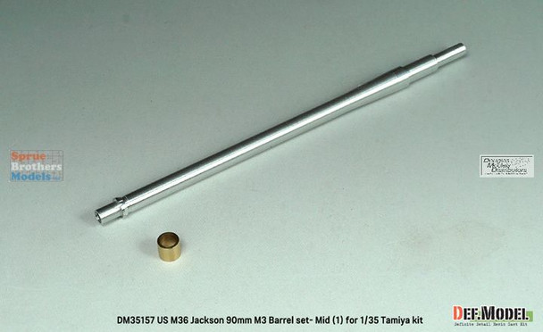 DEFDM35157 1:35 DEF Model M36 Jackson 90mm M3 Barrel Mid #1 Set (TAM kit)