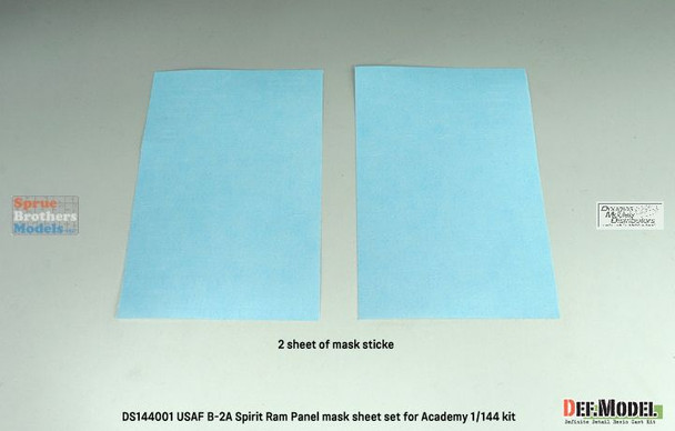 DEFDS144001 1:144 DEF Model USAF B-2A Spirit RAM Panels Mask Set (ACA kit)