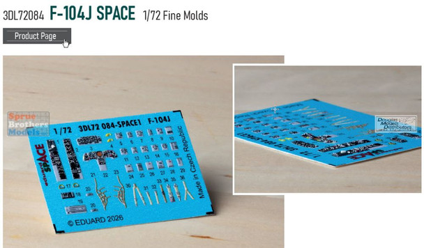 EDU3DL72084 1:72 Eduard SPACE - F-104J Starfighter (FNM kit)