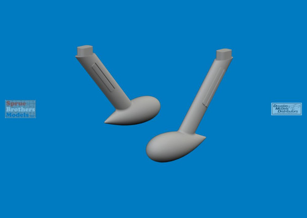 EDU624013 1:24 Eduard Brassin Bf109G Balance Weights (AFX kit)