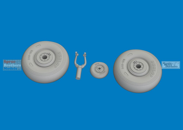 EDU6481183 1:48 Eduard Brassin - Hurricane Mk.I Wheels (ARM kit)
