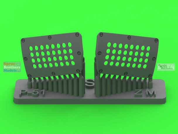 MASAM32142 1:32 Master Model P-51 Mustang Carburetor Air Filter Cover Standard Holed Type (ZKM kit)