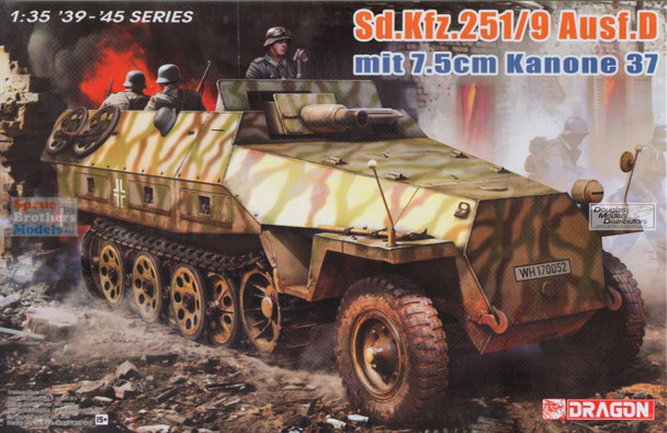 DML6516 1:35 Dragon Sd.Kfz.251/9 Ausf.D mit 7.5cm Kanone 37